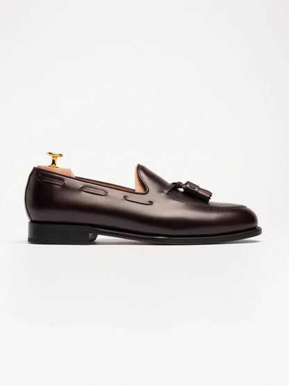 The Tassel Loafer - Burgundy Calf