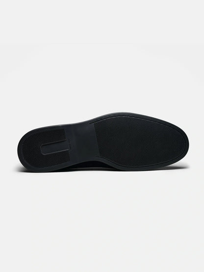 The Belgian Loafer - Black Suede
