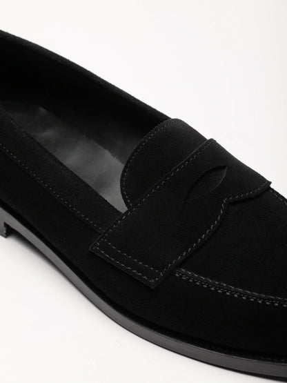 The Ivy Loafer - Black Suede