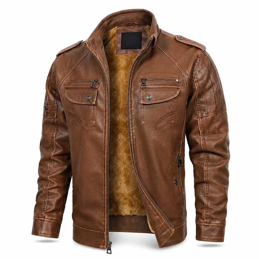 Ashby Lined Field Jacket — packshot cognac