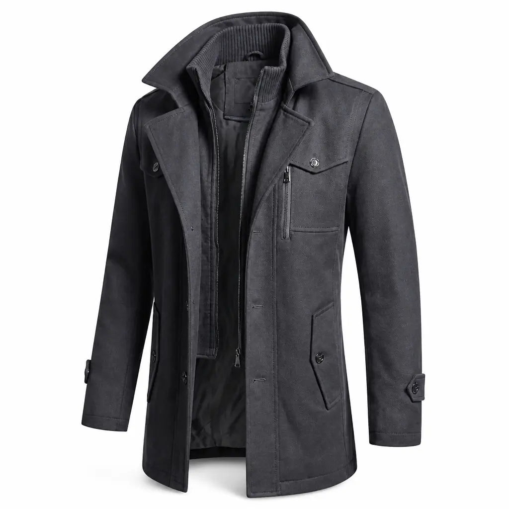 Cheyenne Overcoat — packshot gray