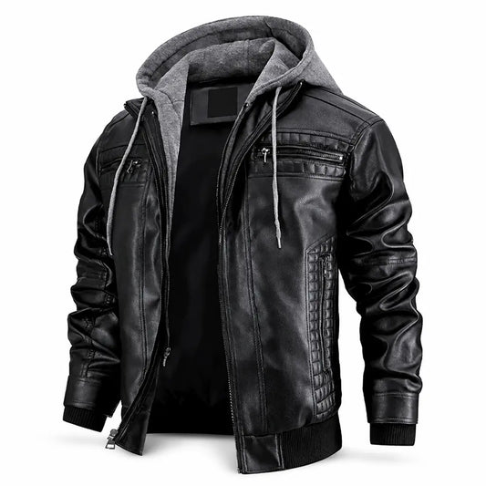 Marshall Hooded Jacket — packshot black