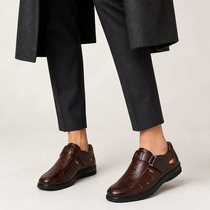 The Benoit Leather Sandal