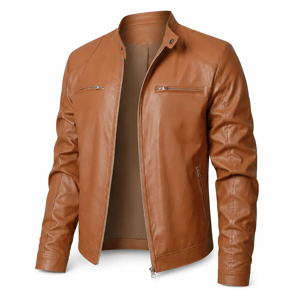 Rawlins Café Racer Jacket — packshot cognac