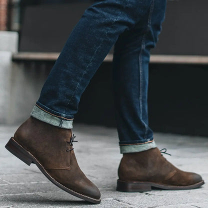 The Ashby Suede Chukka — Mocha