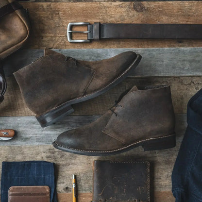 The Ashby Suede Chukka — Mocha