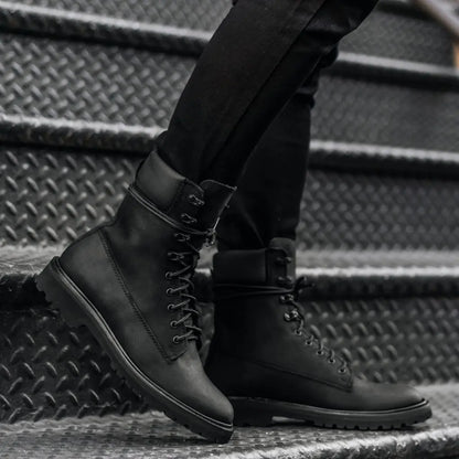 The Bowen Combat Boot — Matte Black
