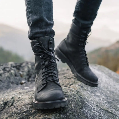 The Bowen Combat Boot — Matte Black