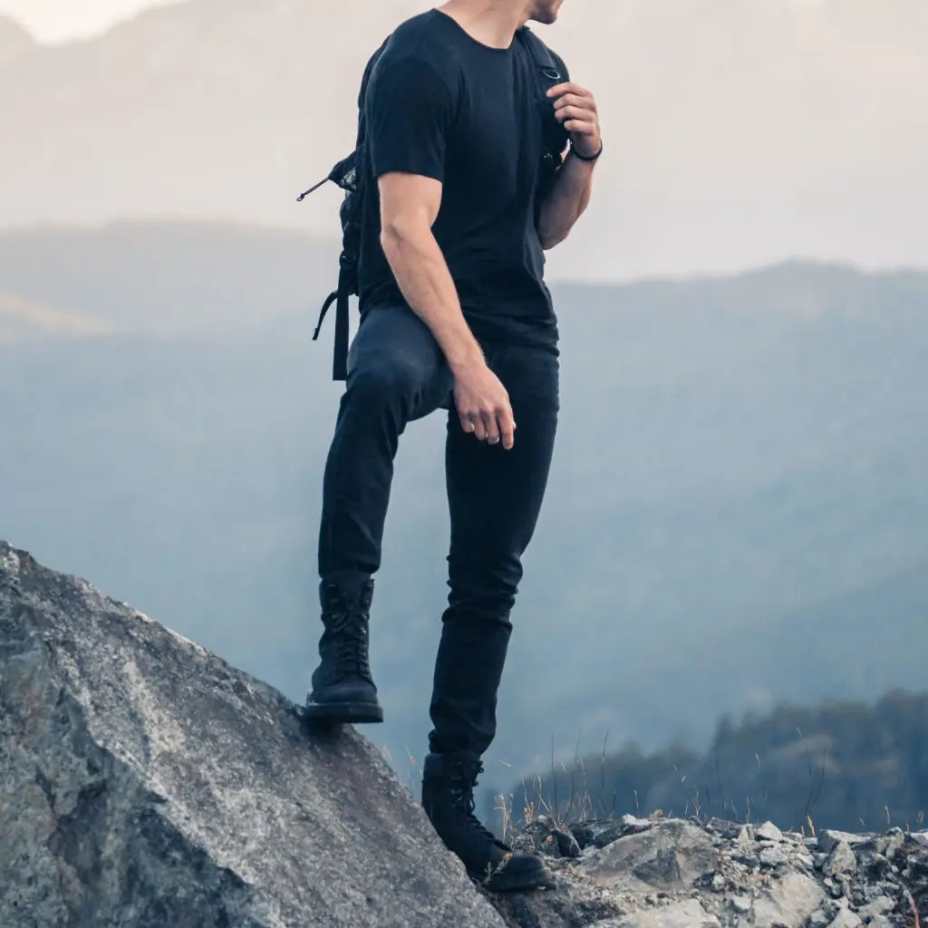 The Bowen Combat Boot — Matte Black