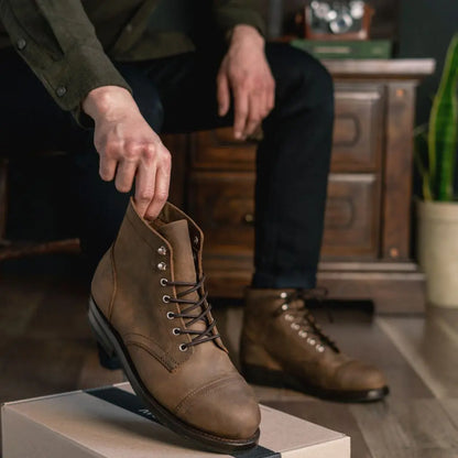 The Calder Heritage Boot — Vintage Tobacco