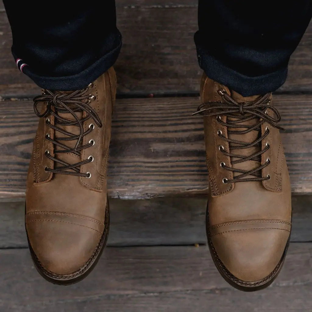 The Calder Heritage Boot — Vintage Tobacco