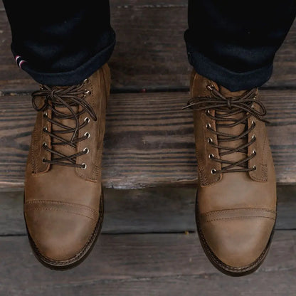 The Calder Heritage Boot — Vintage Tobacco