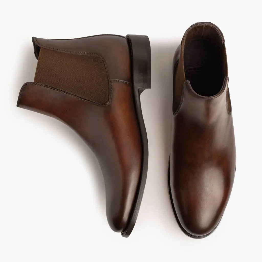 The Carver Chelsea Boot — Rich Mahogany