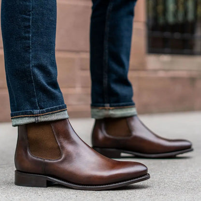 The Carver Chelsea Boot — Rich Mahogany