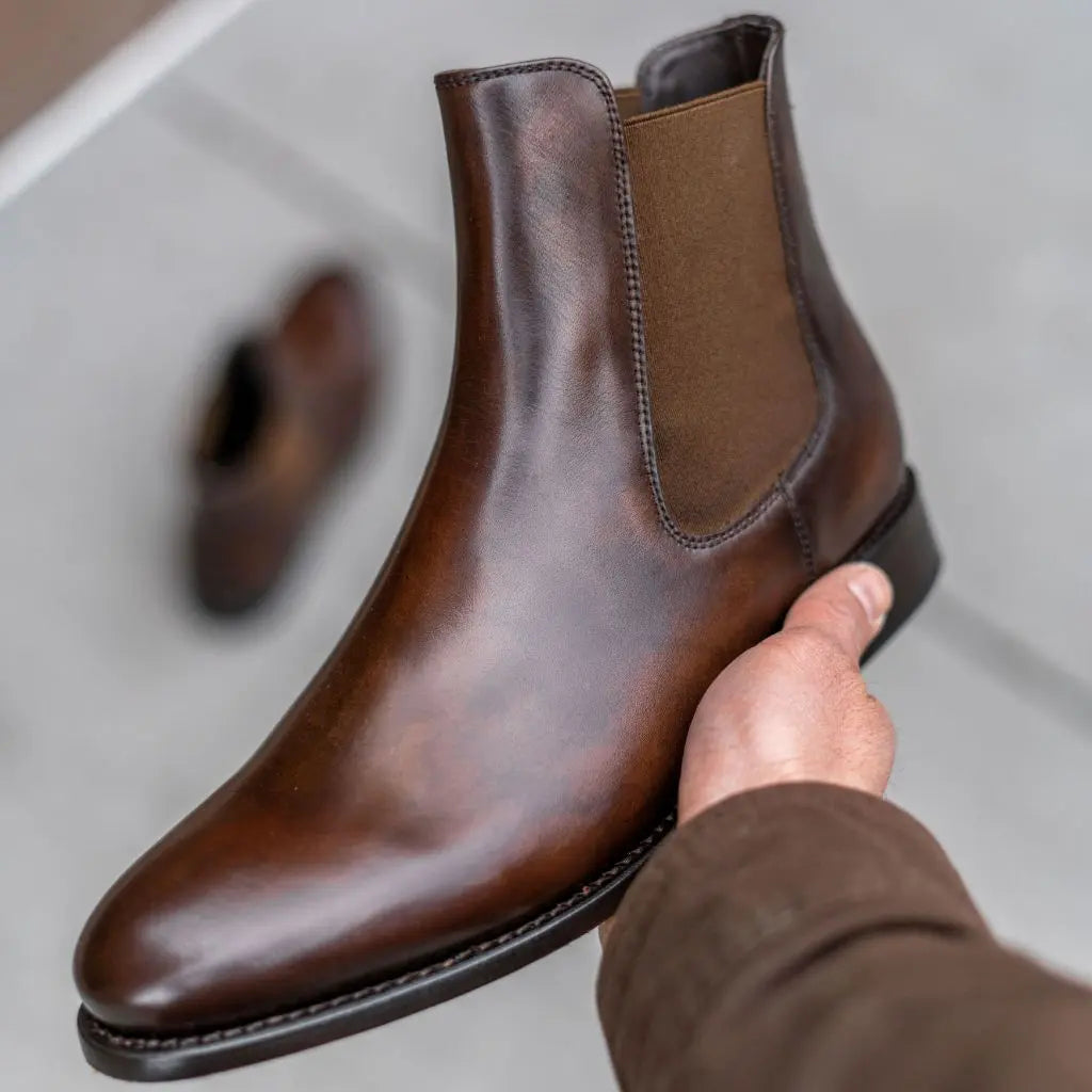 The Carver Chelsea Boot — Rich Mahogany