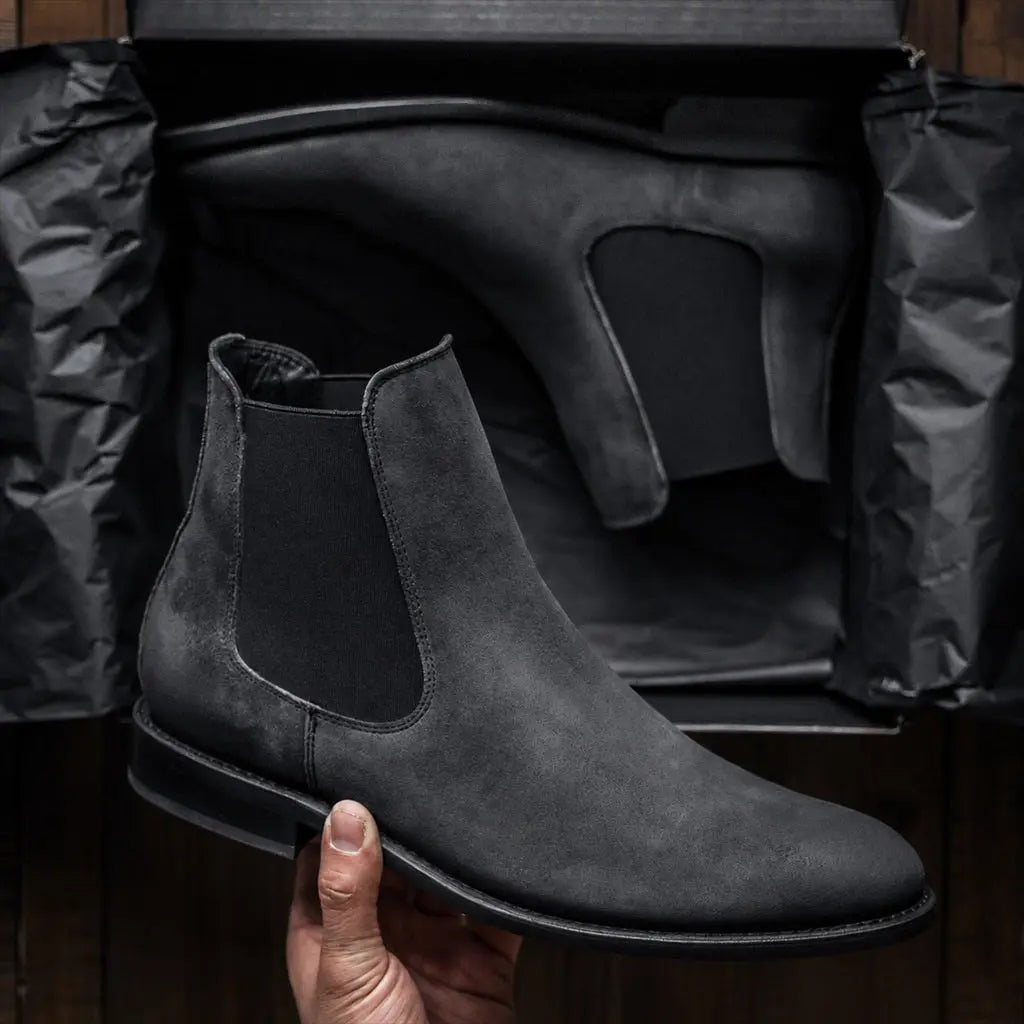 The Carver Chelsea Boot — Shadow Grey