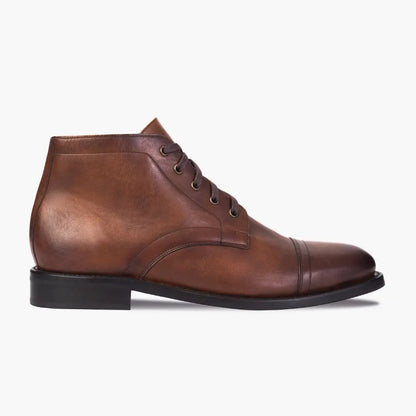 The Ellis Cap-Toe Chukka — Walnut
