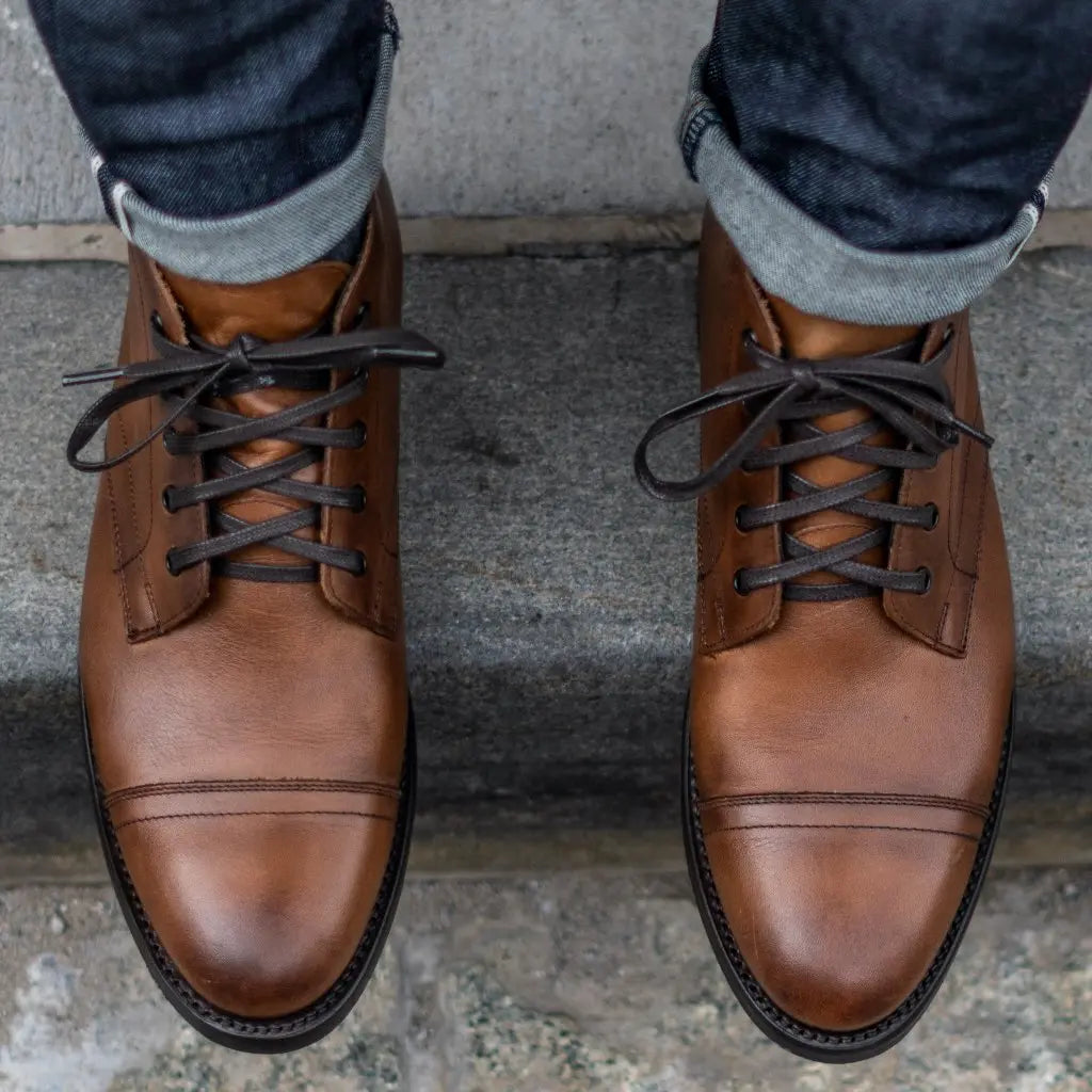 The Ellis Cap-Toe Chukka — Walnut