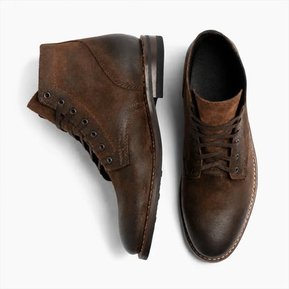 The Grady Plain-Toe Boot — Mocha