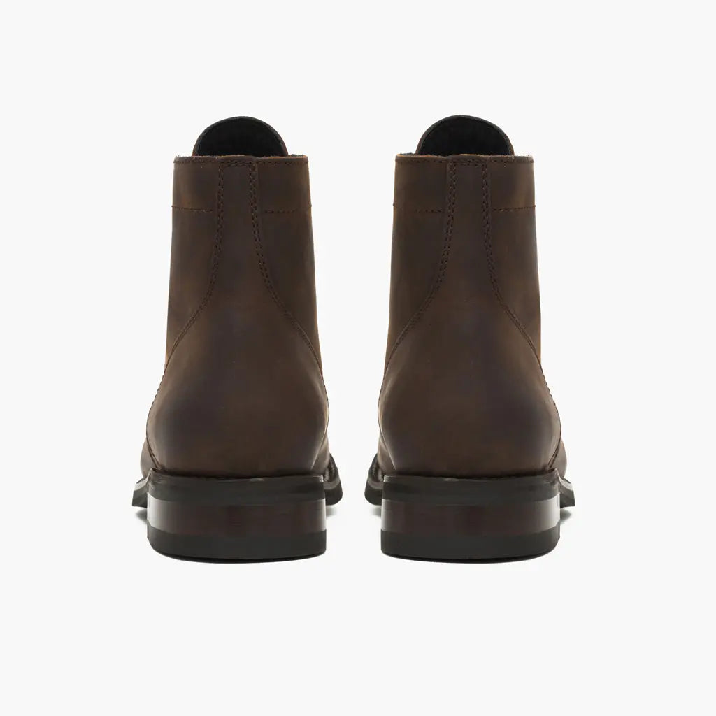 The Grady Plain-Toe Boot — Tobacco