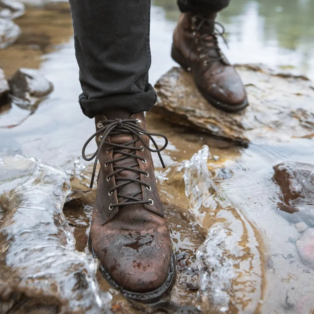 The Grady Plain-Toe Boot — Tobacco