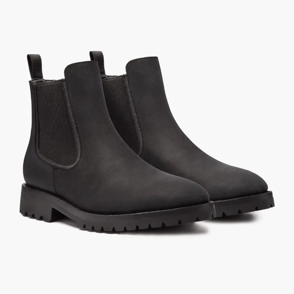 The Harlow Lug Chelsea — Matte Black