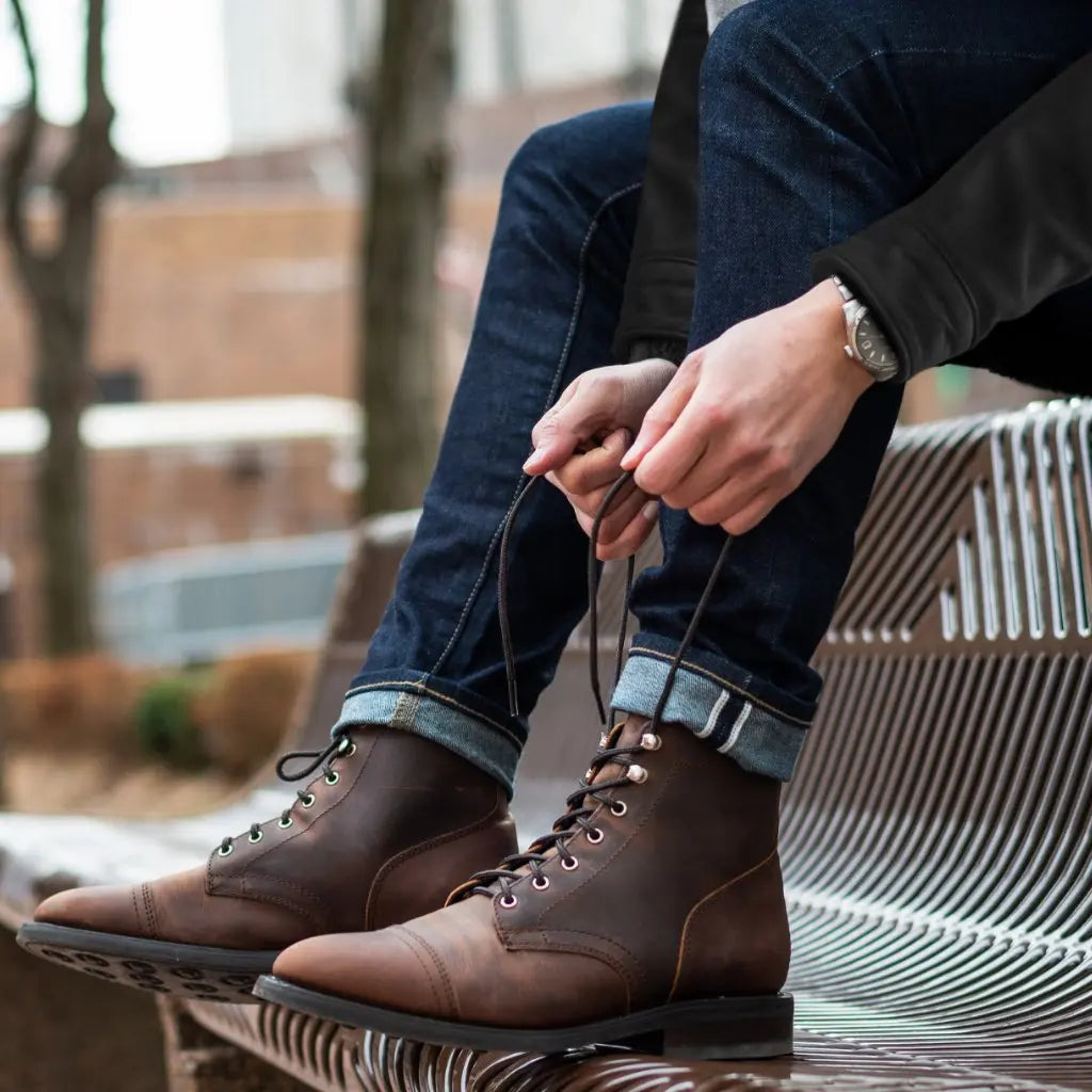 The Hayes Cap-Toe Boot — Adobe Brown