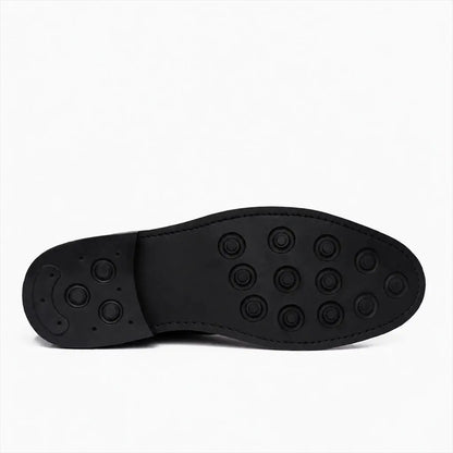 The Hayes Cap-Toe Boot — Matte Black