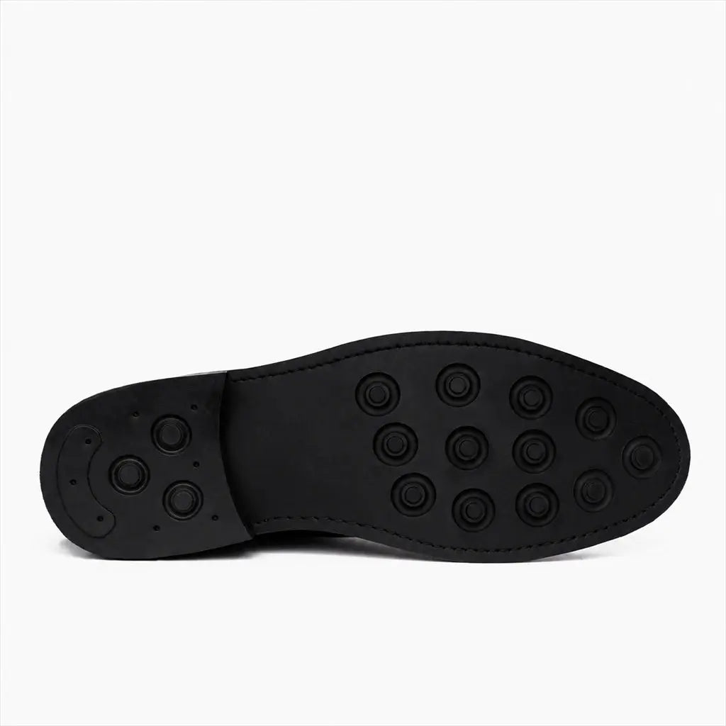 The Hayes Cap-Toe Boot — Matte Navy