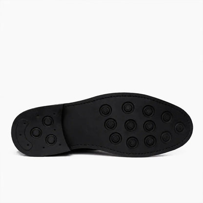 The Hayes Cap-Toe Boot — Matte Navy
