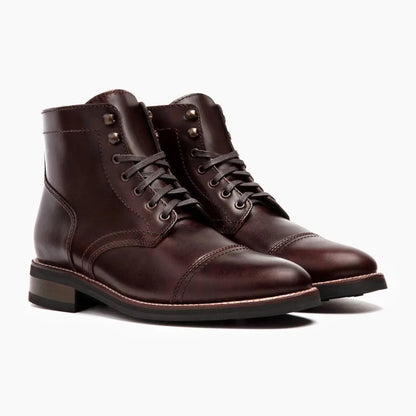 The Hayes Cap-Toe Boot — Oxblood