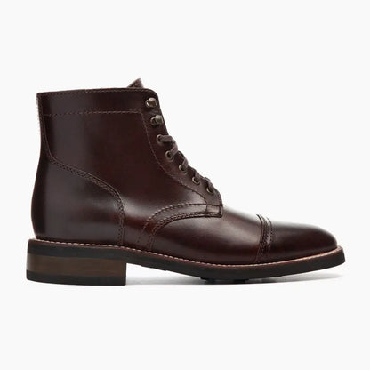 The Hayes Cap-Toe Boot — Oxblood