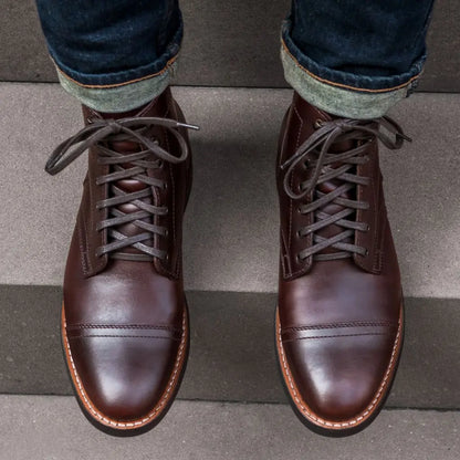 The Hayes Cap-Toe Boot — Oxblood