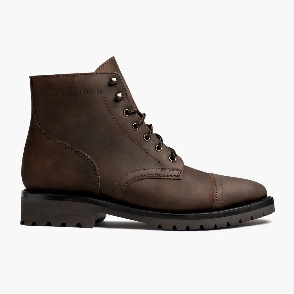 The Hayes Lug-Sole Boot — Tobacco