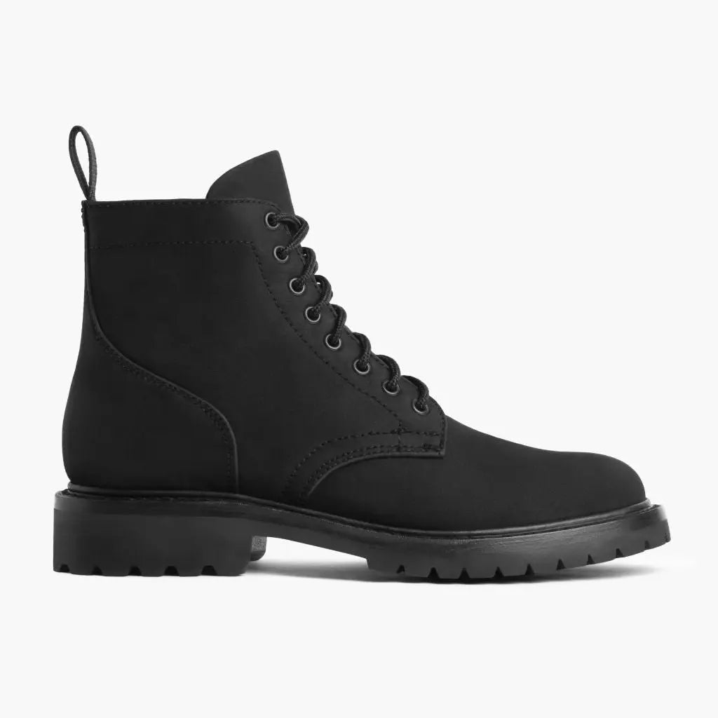 The Holt Lug Boot — Matte Black