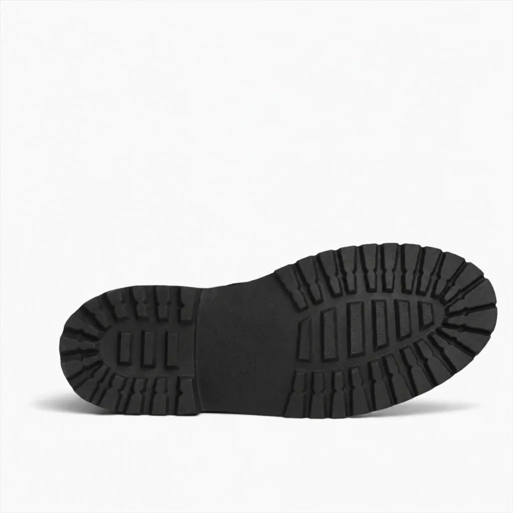 The Holt Lug Boot — Matte Black