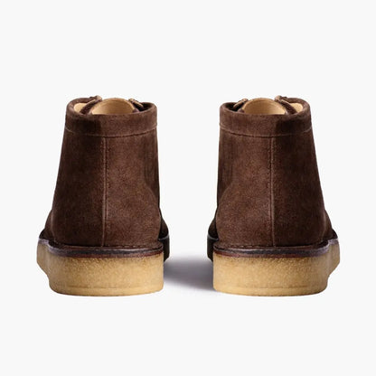 The Linden Crepe Chukka — Dark Roast