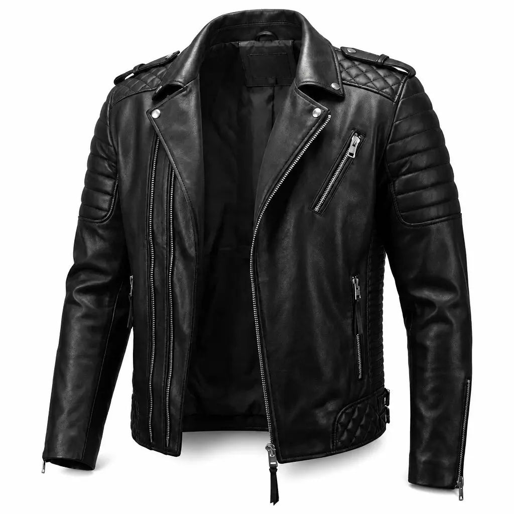 Wyatt Biker Jacket — packshot black